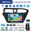 DAB+ 6+128GB Für Hyundai i20 2015-18 CarPlay Android Autoradio GPS Navi WIFI SWC