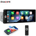 1Din 6.9" Autoradio Touchscreen Wireless Apple/Android CarPlay Bluetooth USB RDS