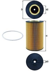 Ölfilter Filter für MAN TGS I 10.6 12.5 2005-> Knecht Ox425D