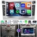 Android14 DAB Autoradio 64G 7" Carplay Für Opel Astra H Vectra Zafira B Navi Kam