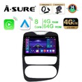 8 Core 4G+64G Android 14 Autoradio GPS DAB+ CarPlay Für Renault Clio 4 2012-2018