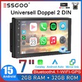 DAB+ 7" Android 15 2+32G Apple Carplay Autoradio 2 DIN GPS WiFi BT SWC RDS KAM+