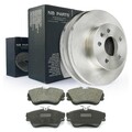 Bremsscheiben 282mm voll + Bremsbeläge vorne für VW Transporter T4 Bus Kasten