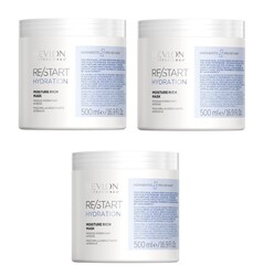 Revlon Re/Start Hydration Moisture Rich Mask 500ml 3er Pack