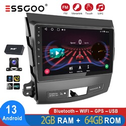 Für Mitsubishi Outlander II 06-12 Android13 Autoradio Carplay DAB+KAM WiFi GPS