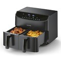 Kochwerk Heißluft-Fritteuse Doppelkorb 2x 3.5L 2400W mit Touchscreen - NEU