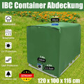 IBC CONTAINER ABDECKUNG UV-SCHUTZ FROSTSCHUTZ HÜLLE REGENWASSERTANK ABDECKPLANE