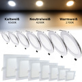 LED Panel Einbaustrahler Deckenleuchte Einbau Leuchte eckig rund spot flach slim