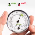 Neu Thermometer mini Hygrometer analog Luftfeuchtigkeit Raumklima außen innen
