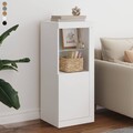 Sideboard mit LED-Leuchten Kommode Highboard Schrank Anrichte Beistellschrank