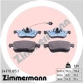 ZIMMERMANN Bremsbelagsatz, Scheibenbremse 24778.165.1 für ASTON MARTIN TOYOTA
