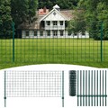 Maschendrahtzaun Komplett Set Metallzaun Zaunset Garten zäune Drahtzaun Gitter
