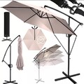 KESSER® Sonnenschirm Ampelschirm 350cm Marktschirm Gartenschirm ALU NEU Taube