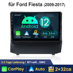 Für Ford Fiesta 2009-2014 Android 13 Autoradio GPS Navigation WIFI BT RDS 2+32GB
