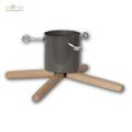 Christbaumständer mit Wassertank, Holz Weihnachts-Baum-Ständer GRANIG, 3-11cm