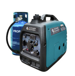 K&S Notstromaggregat Dual LPG GAS Benzin Inverter Stromerzeuger Generator 3,1KW