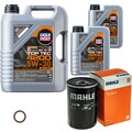 MAHLE Ölfilter 7 L LIQUI MOLY Top Tec 4200 5W-30 für Audi 80 2.0 E quattro 200