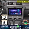 DAB+ Android 14 Autoradio Carplay Kam Bluetooth für Audi A6 4B2 4B5 C5 1997–2004