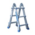 Klappleiter Teleskopleiter Stehleiter 4 x 3 Mehrzweckleiter Alu Leiter
