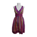 Warehouse, Kleid, Größe: 38, Lila/Mehrfarbig, Seide/Polyester, Damen #kA1