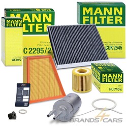 MANN-FILTER INSPEKTIONSPAKET FILTERSATZ B FÜR SKODA FABIA 6Y 1.2 BJ 05-10# # # INKL. ÖLABLASS-SCHRAUBE MIT DICHTRING # # #