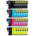 24 Druckerpatronen für Brother DCP 195C 165C 145C 375 CW MFC 250C LC980 LC1100