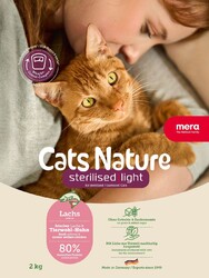Mera Cat Nature Sterilized / Light Lachs | 2kg Katzenfutter