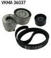 SKF VKMA 36037 Keilrippenriemensatz für RENAULT LAGUNA II Grandtour (KG0/1)