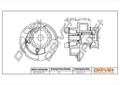DR!VE+ WASSERPUMPE passend für OPEL ASTRA CORSA MERIVA SIGNUM TIGRA VECTRA