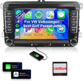 7" Android 15 Autoradio 2+32G Carplay GPS Navi Wifi RDS für VW GOLF 5 6 Passat