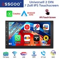 7" Android 15 2+32GB Apple Carplay Autoradio 2 DIN GPS NAVI WiFi RDS BT ChatGPT