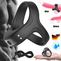 Penisring Cockring Ballstretcher Hodenring Hodensack Massage Zeitverzögerung DE