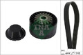 Mehrrippiger Keilriemen Set 529 0408 10 INA für RENAULT TWINGO II