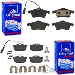 ATE BREMSBELAGSATZ SET VORNE+HINTEN für VW TRANSPORTER MULTIVAN BUS BULLI T4