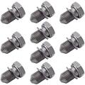 10 x YOU.S Ölablassschraube Ölwanne Schraube M14x1,5 mm für Audi - N90813201