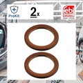 2x ORIGINAL® Febi Bilstein Dichtring, Ölablassschraube für VW POLO VI PASSAT