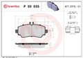 BREMBO Bremsbelagsatz, Scheibenbremse P 50 035 für MERCEDES-BENZ