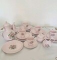Hutschenreuther 6 Pers. Porcelaine Moosröschen Röschendekor Kaffeeservice