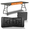 Buffettisch klappbar I Gartentisch Polyrattan I Biertisch Rückläufer - B-Ware