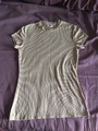 MTWTFSS by Weekday T-Shirt Damen Shirt Kurzärmliges Oberteil Gr. S Gold