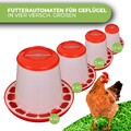 Futterautomat Futterspender für Hühner, Enten, Gänse, Küken und anderes Geflügel