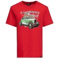 King Kerosin T-Shirt - Hot Rod Service Rot Auto Vintage Retro Rockabilly