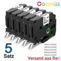 Schriftband Kompatibel für Brother TZe-231 12mm P-Touch PT-1010 H100LB H107B