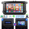 Für Golf 5 6 Plus Touran Caddy Jetta Autoradio Android14 Carplay DAB+ GPS 2+64GB