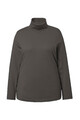 Ulla Popken Damen große Größen Shirt Rollkragen Slim Langarm 646813