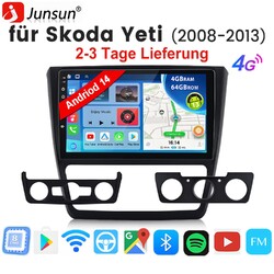 8-Core CarPlay Android Autoradio Für Skoda Yeti 2009-2017 GPS Navi WIFI RDS DAB+