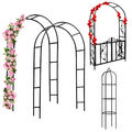 GARDEBRUK® Rosenbogen Rankhilfe Metall Rosensäule Garten Rankgitter Kletterhilfe