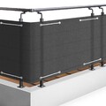 Balkon Sichtschutz Zaun Windschutz Balkonsichtschutz Balkonumspannung HDPE Matte
