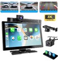 9" Wireless Apple CarPlay & Android Auto Touchscreen Tragbares Autoradio Navi FM