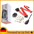Auto Sicherheitsgurt 3 Punkt mit E Prüfung Rot Universalgurt Für VW T4 T5 373cm